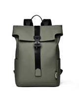 Consigned flap over backpack bag in green