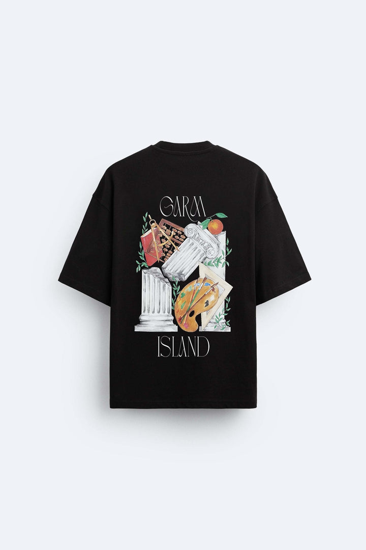 Garm Island Chateau de Garm T-shirt in black