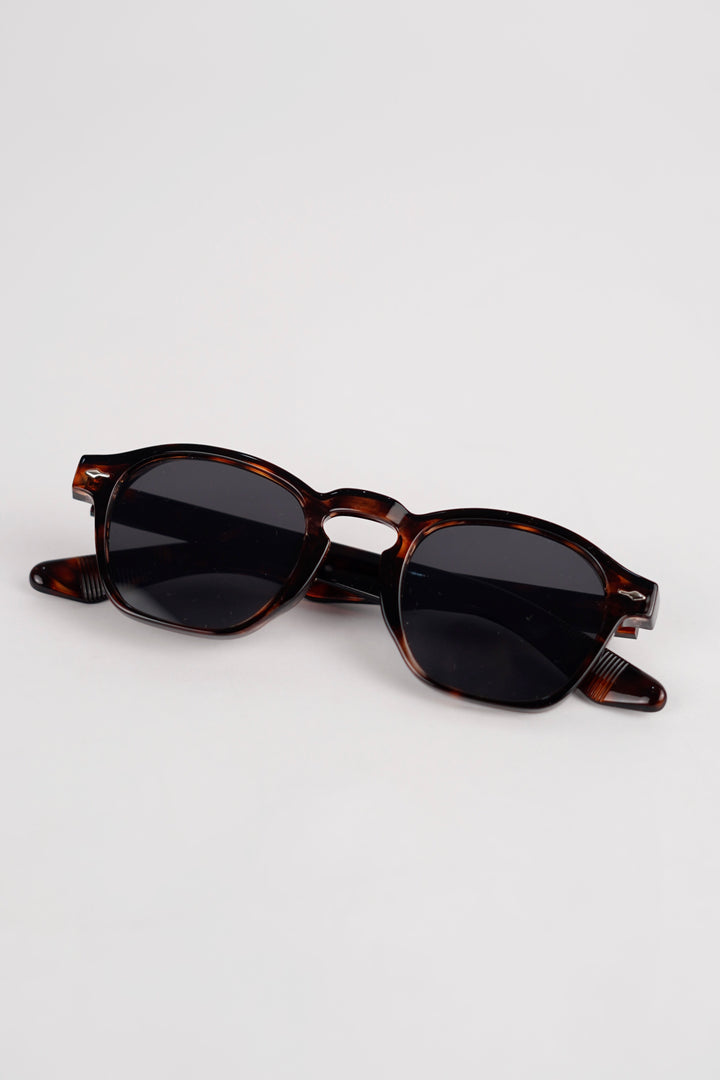 Geometric Vintage Turtle Sun glasses