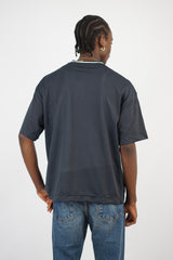 Vamos Premium League Mesh Jersey T-shirt in Grey