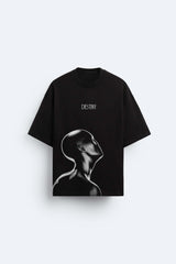 Garm island Destiny print T-shirt in black