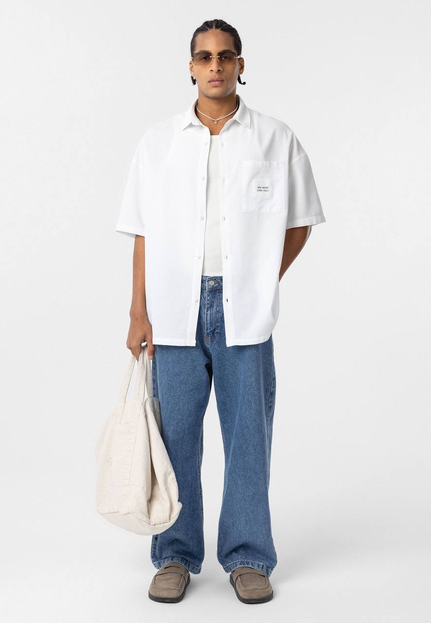 Vamos New Haven shirt in white