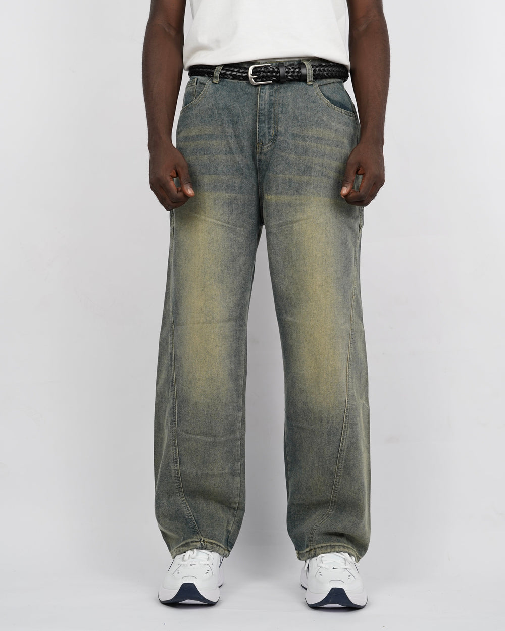 GI baggy jeans in acid wash