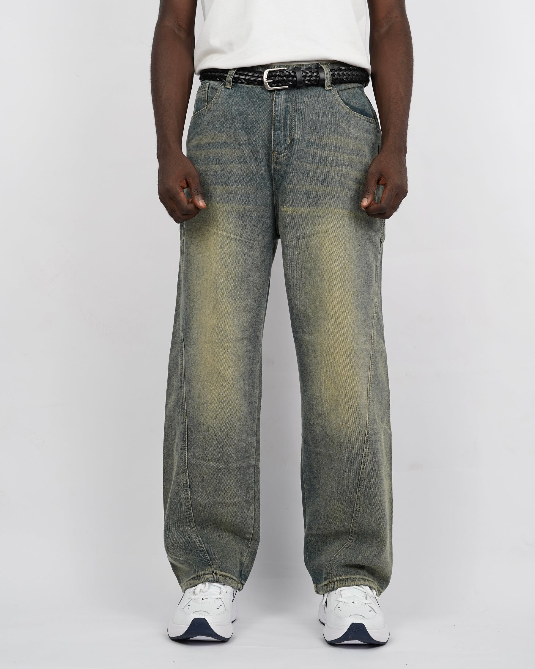 GI baggy jeans in acid wash