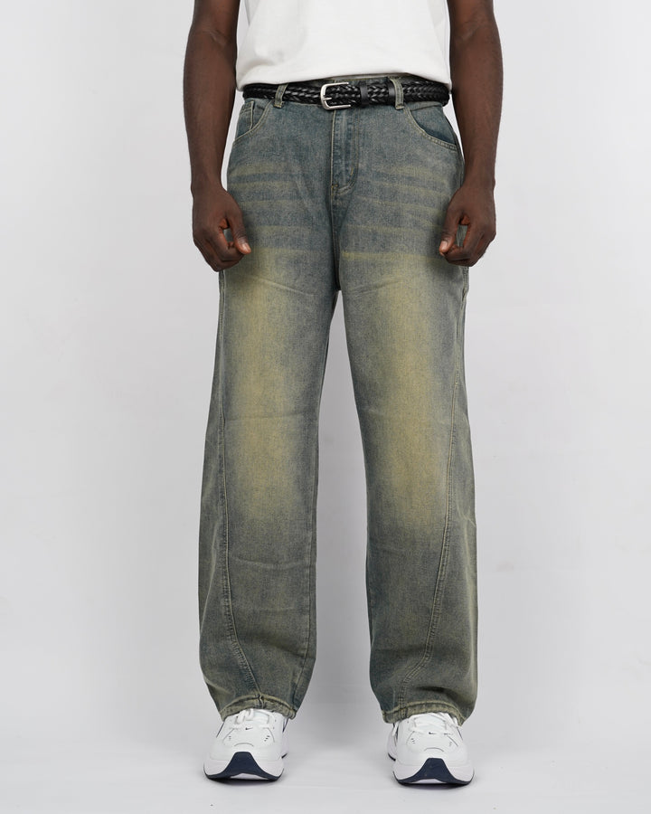 GI baggy jeans in acid wash