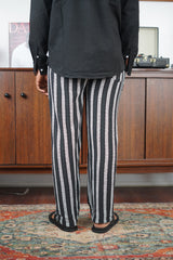 Massimo Cariño striped pants in black