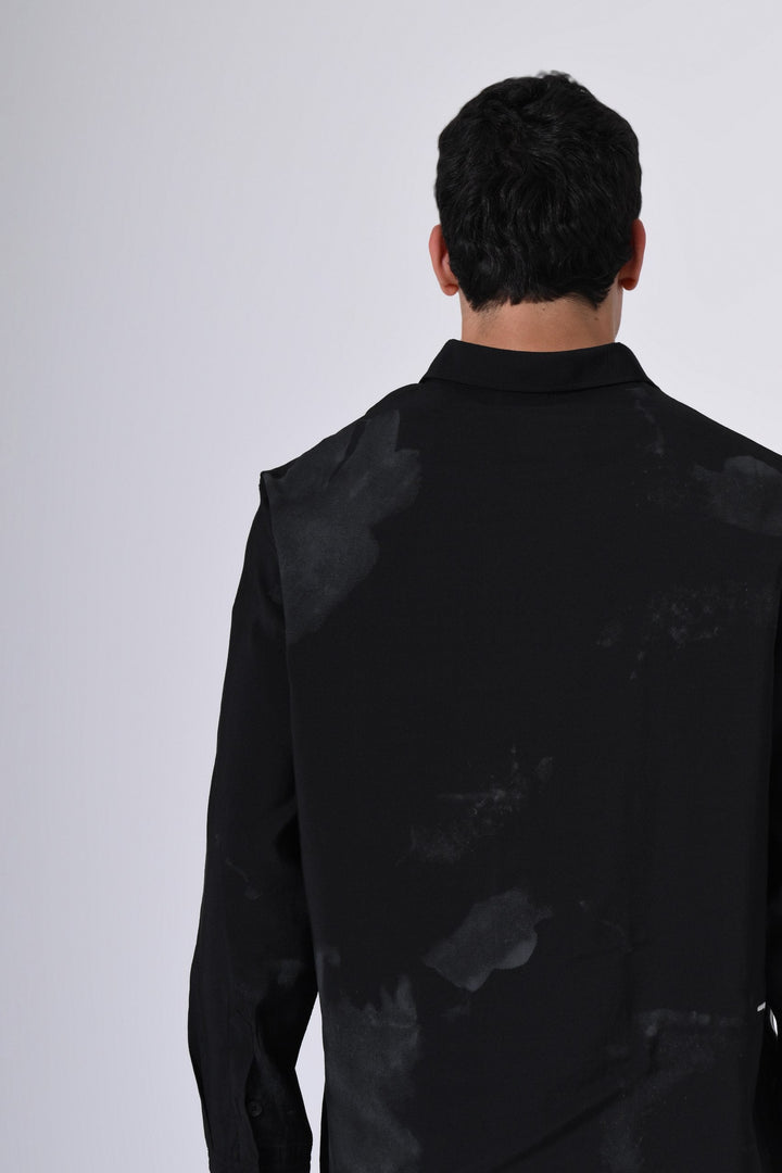 2512 All Over Loose Fit Shirt in Black