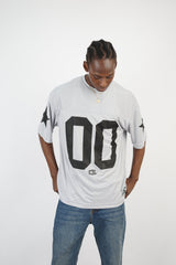 Essence of Life American Football Jersey T-shirt in Grey