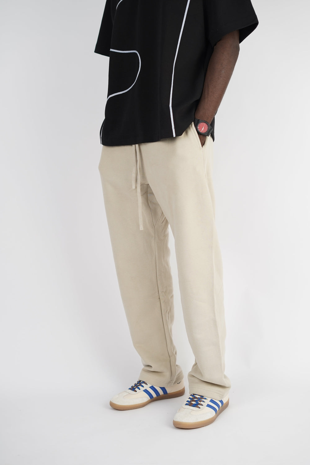 Artiemaster Cotton Sweatpants in Beige