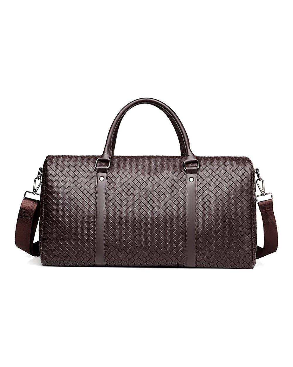 Venta woven duffel bag in brown