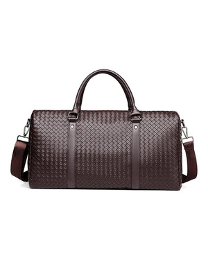Venta woven duffel bag in brown