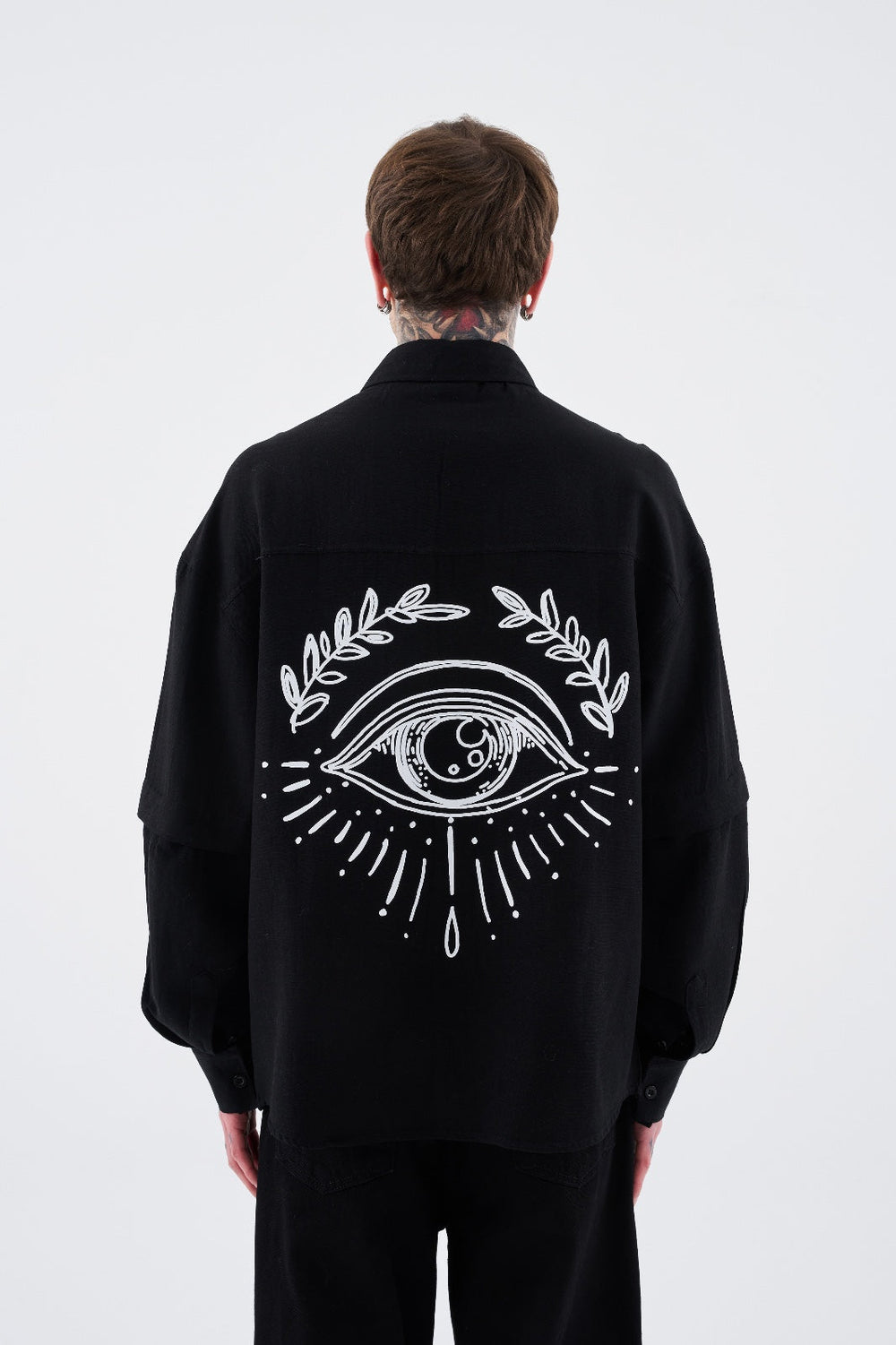 Machinist detachable Shirt in Black