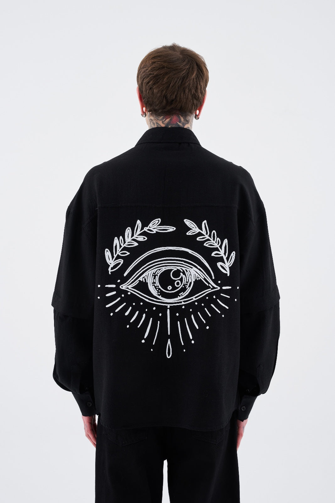 Machinist detachable Shirt in Black
