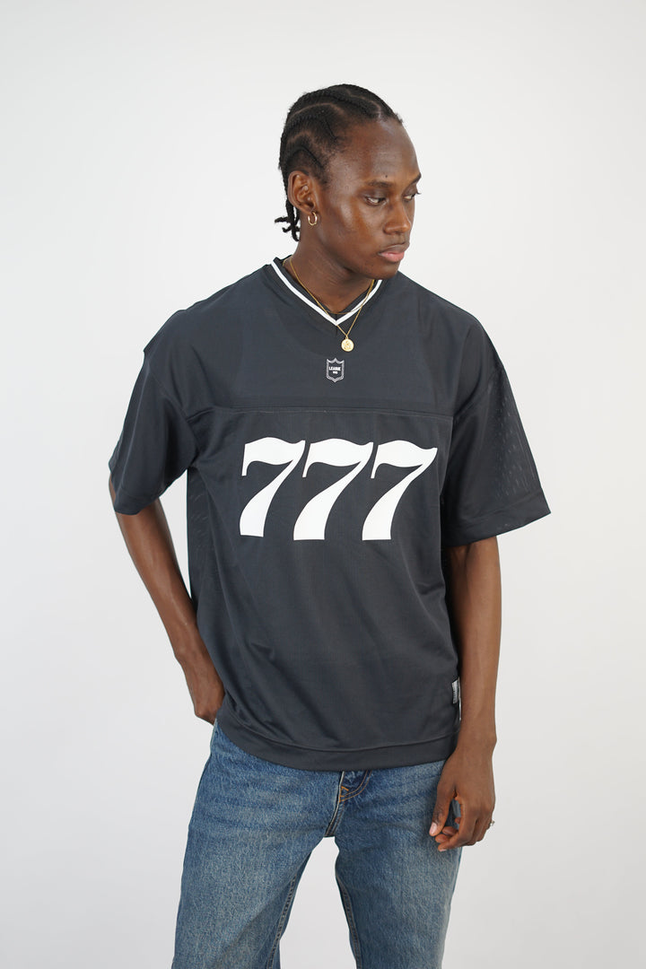 Vamos Premium League Mesh Jersey T-shirt in Grey