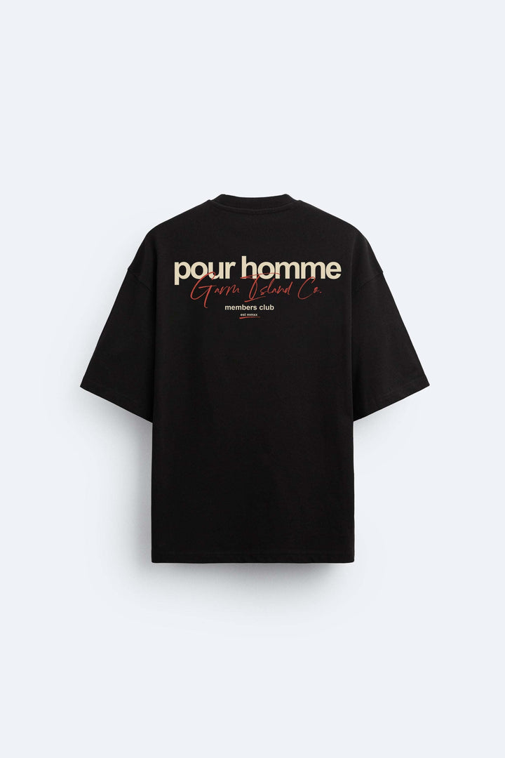 Garm Island Pour Homme t-shirt in black