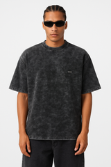 Mechanic Acid Wash T-shirt in Grey