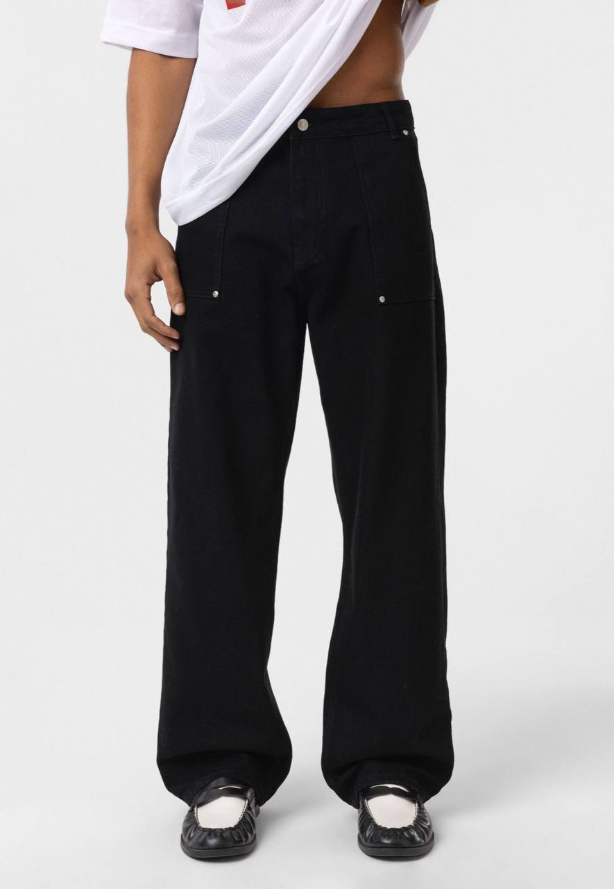Vamos Baggy Jeans in Black