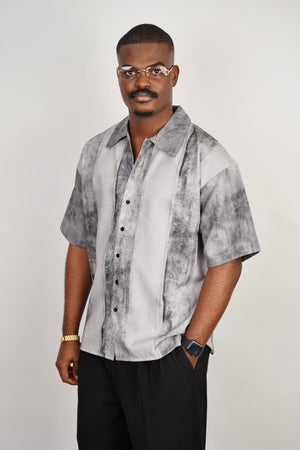 2morrow Bar Stripe Short Sleeve Revere Shirt