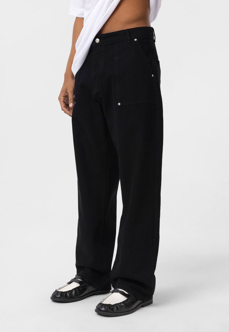 Vamos Baggy Jeans in Black