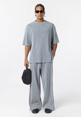 Essence of life washed pants in grey