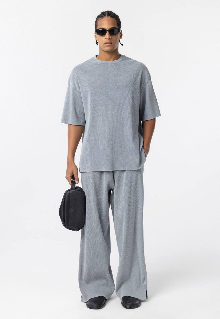 Essence of life washed pants in grey