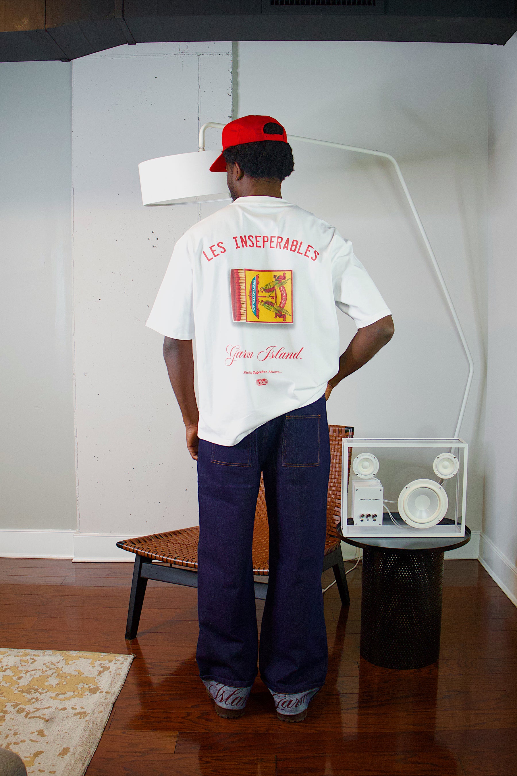 Garm Island Les Inseperable T-shirt in white