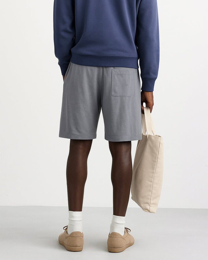 Difransel Cotton Shorts in Grey