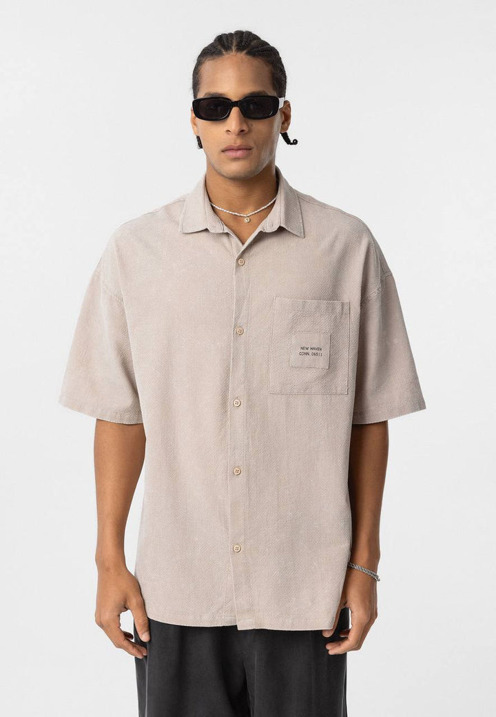 Vamos New Haven shirt in Beige