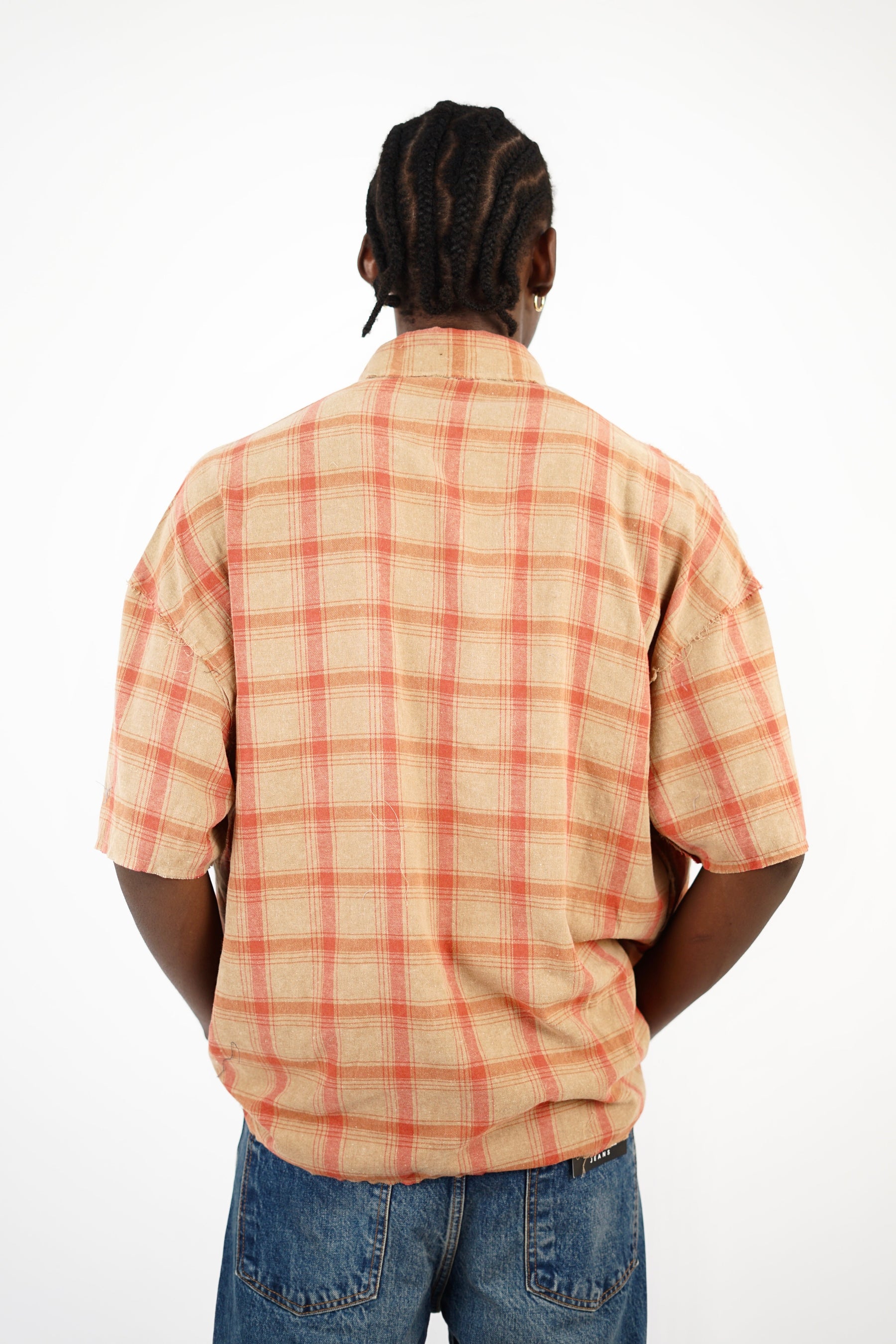 Vamos Flannel Short Sleeve Shirt in Mink