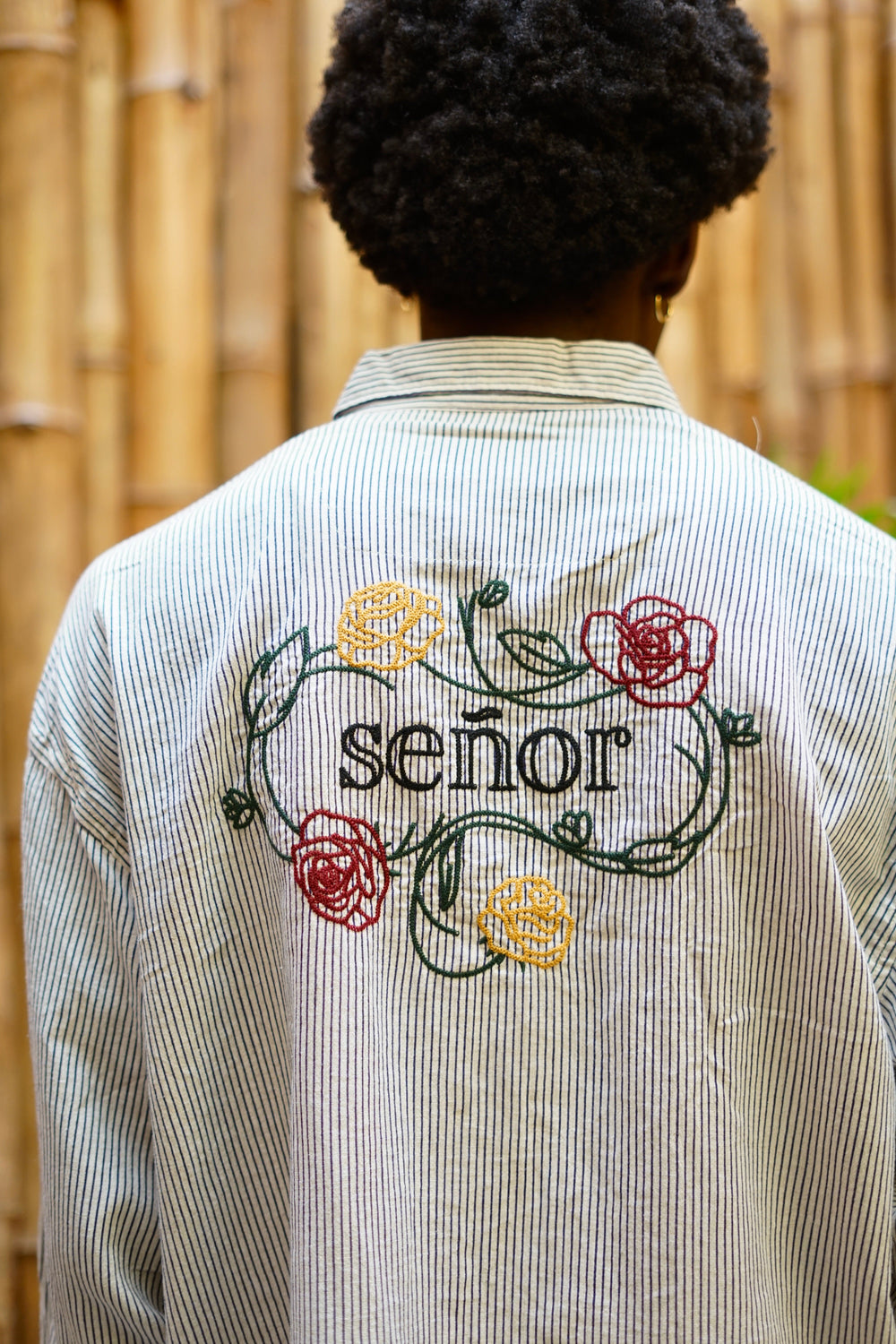 Giesto Senor Embroidery Shirt in Blue