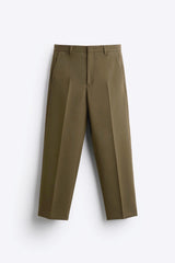 Garm Island Formal straight Pants in khaki