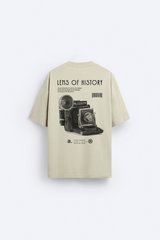 Garm Island Lens of History T-shirt in Ecru
