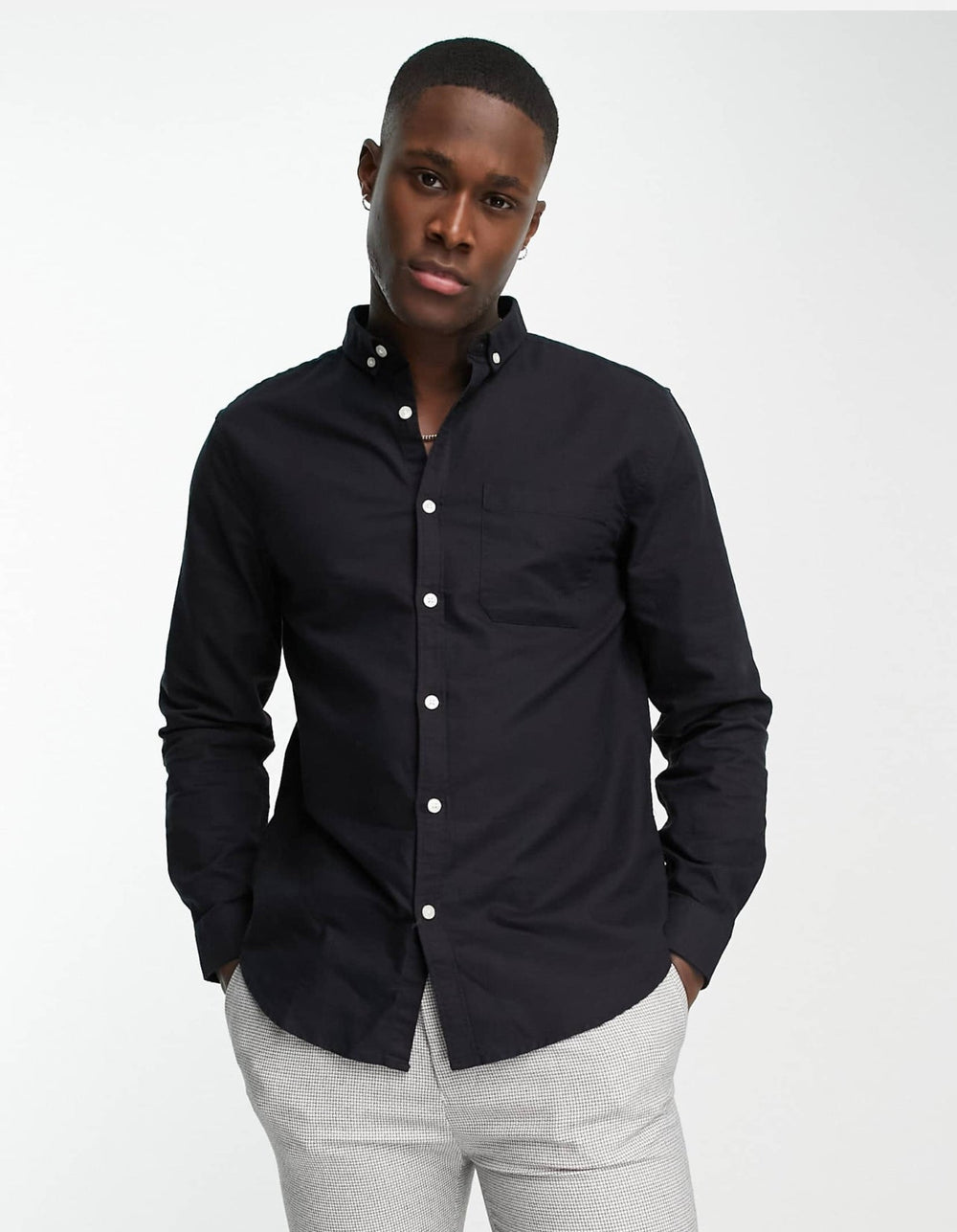 Garm Island Oxford Shirt in Black