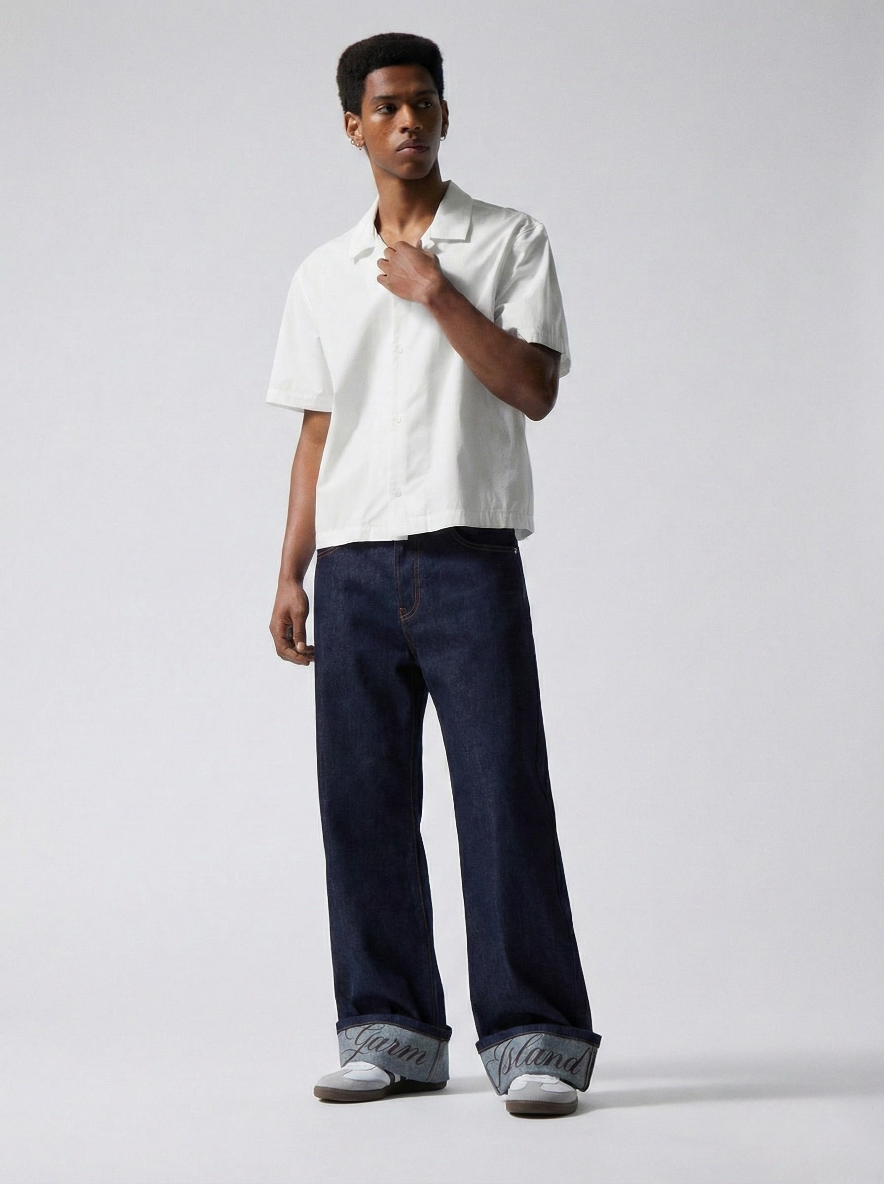 Garm Island Script Cuff Jeans