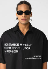 Essence of Life Oversized Shirt in Black