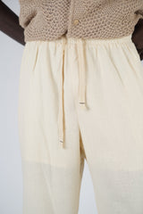 Garm Island Linen Hemp Pants in Beige