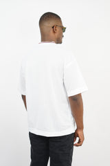 Vamos Premium League Mesh Jersey T-shirt in White