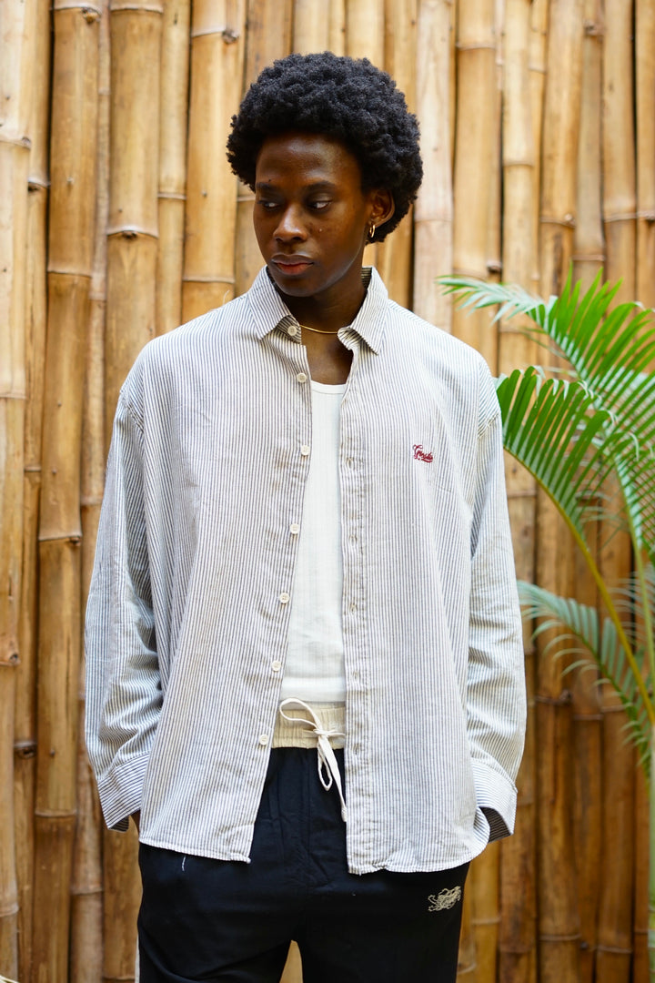 Giesto Senor Embroidery Shirt in Blue