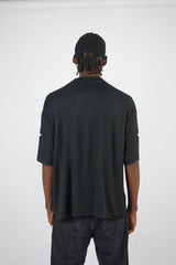 Essence of Life American Football Jersey T-shirt in Black