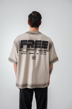 Retro Club Be Different Backprint T-shirt in Carton