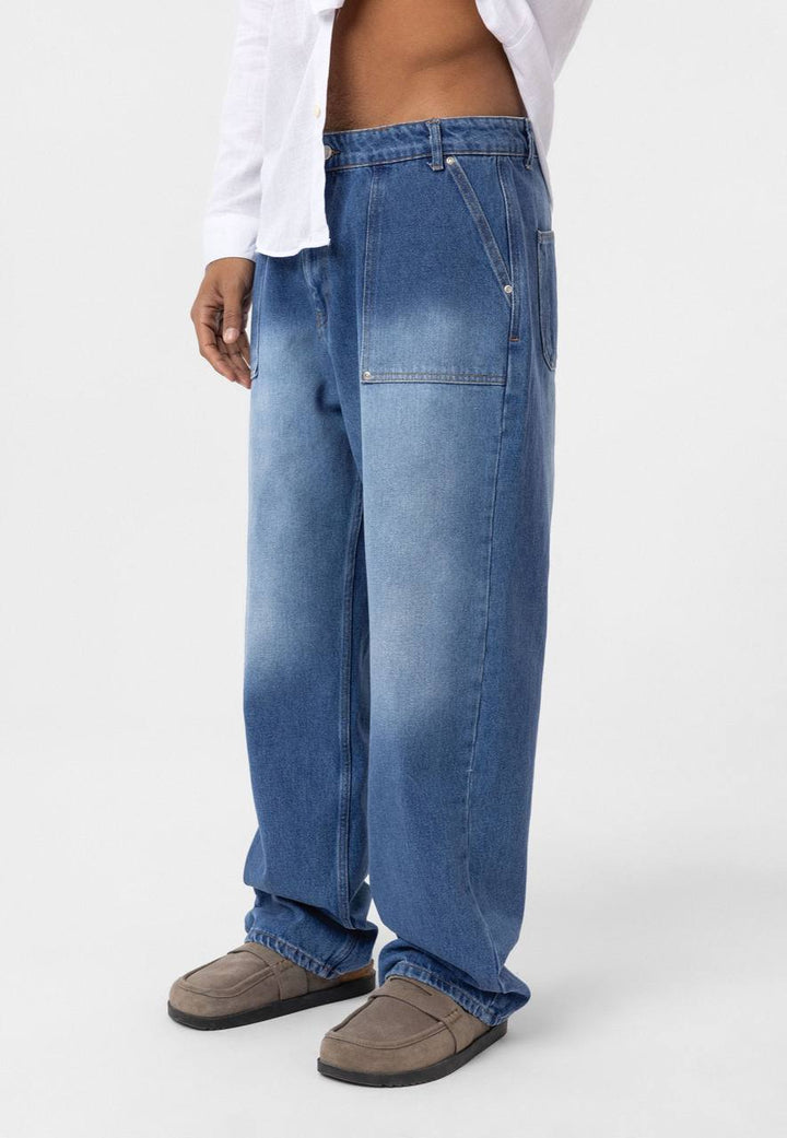 Vamos Baggy Jeans in Blue