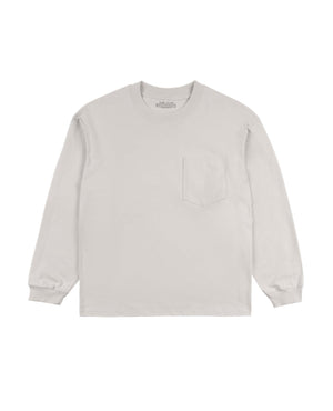 Garm Island Cotton Crew Neck Longsleeve Shirt in Sand