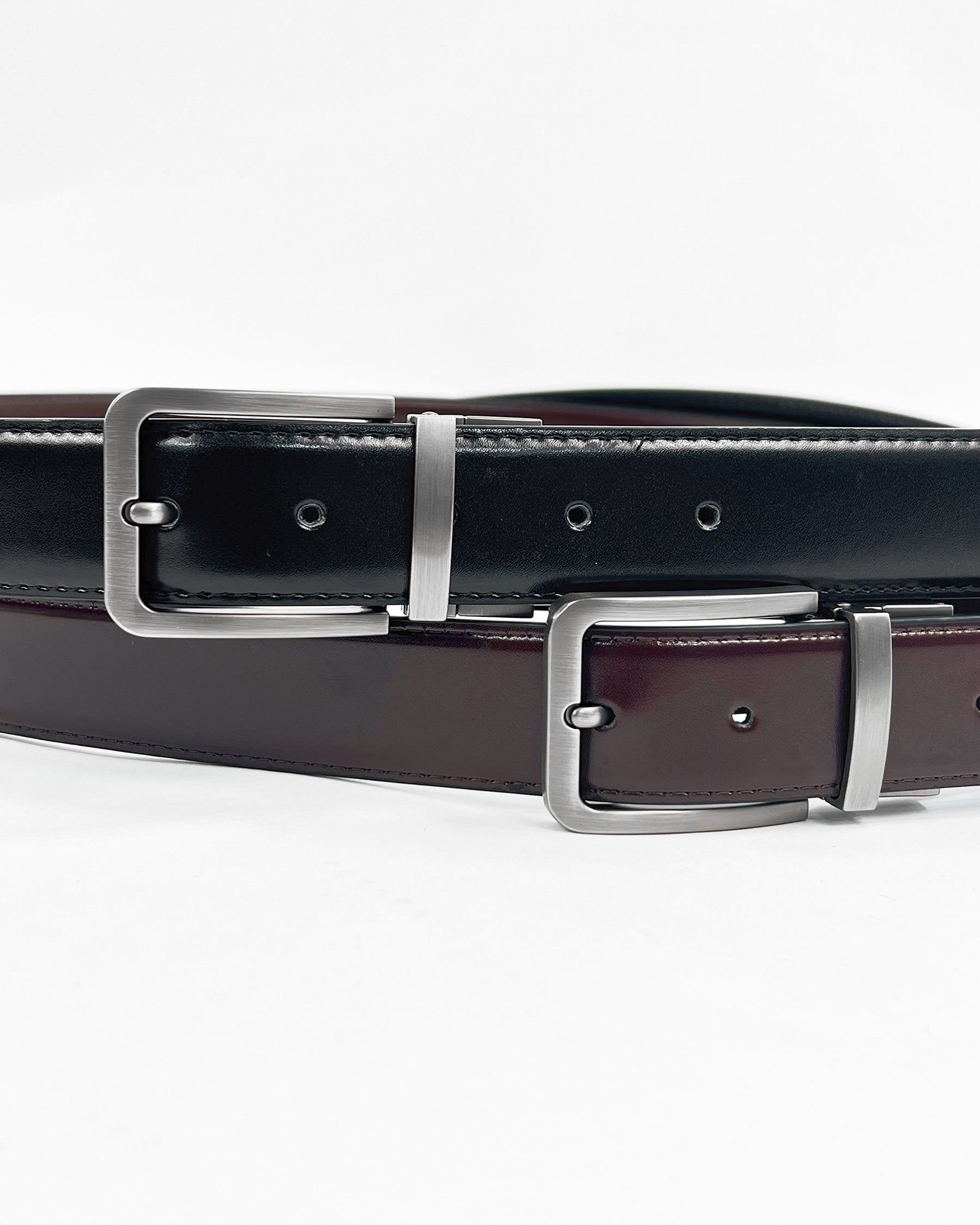 Garm Island reversible belt in black and brown