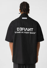Essence of Life Deviant Backprint Shirt in Black