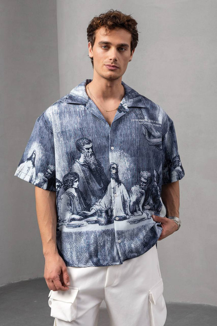 2morrow Last Supper Short Sleeve Revere Shirt
