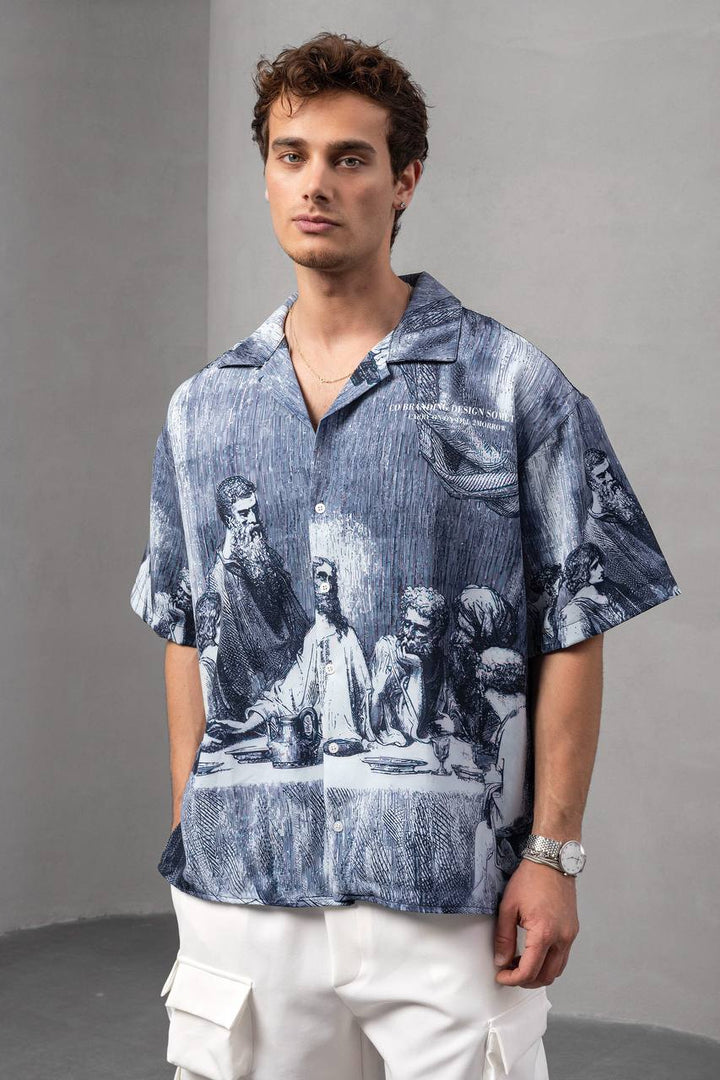 2morrow Last Supper Short Sleeve Revere Shirt