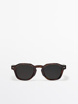 Geometric Vintage Turtle Sun glasses