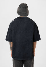 Essence of Life Washed Oversized T-shirt in black