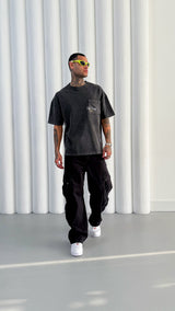 Mechanic Palm Springs Oversized T-shirt in washed grey