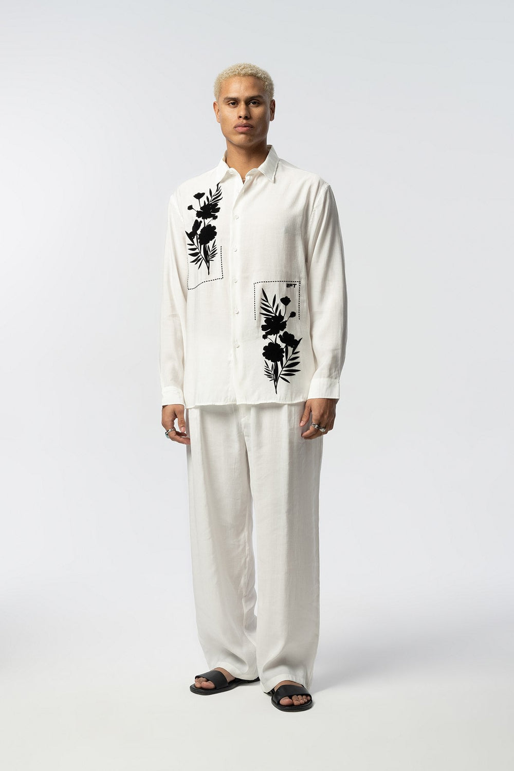2512 Resort Linen Shirt in White